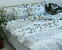 Комплект постільної білизни євро Ранфорс R-T9146