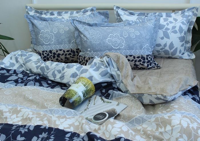 Комплект постільної білизни євро Ранфорс R-T9151