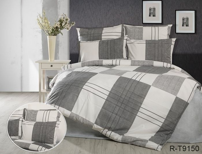 Комплект постільної білизни євро Ранфорс R-T9150