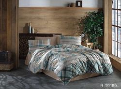 Комплект постільної білизни євро наволочки 50*70см Ранфорс R-T9159