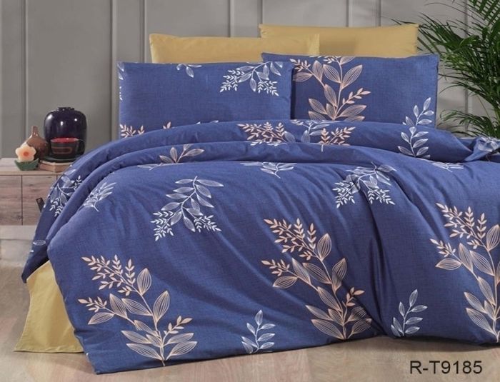 Комплект постільної білизни євро наволочки 50*70см Ранфорс R-T9185