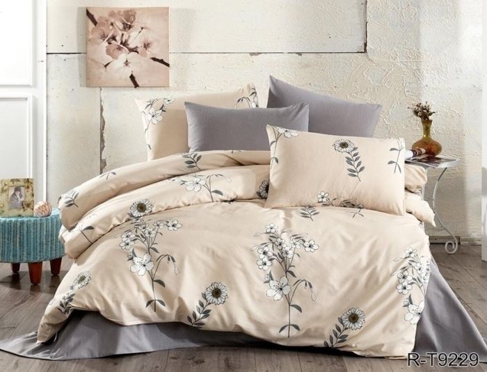 Комплект постільної білизни євро наволочки 50*70см Ранфорс R-T9229