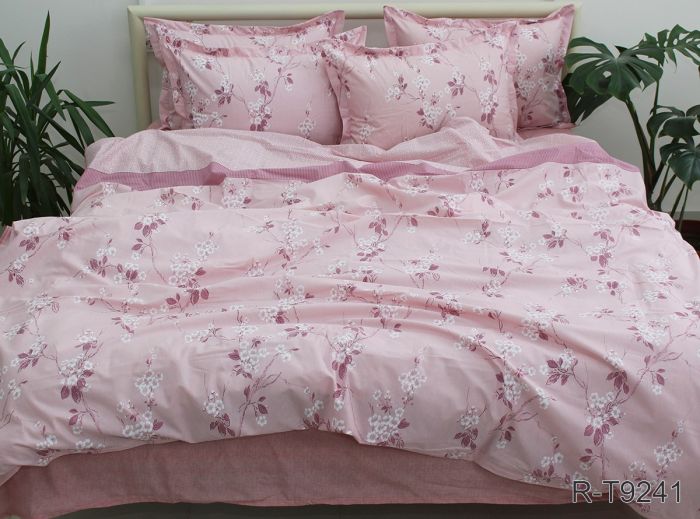 Комплект постільної білизни євро наволочки 50*70см Ранфорс R-T9241