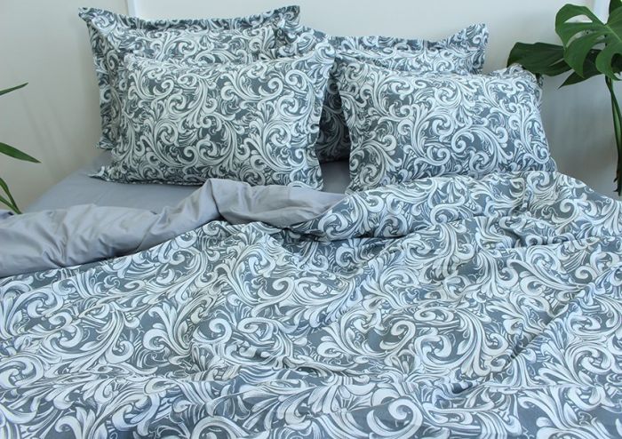 Комплект постільної білизни євро наволочки 50*70см Ранфорс R-T9253