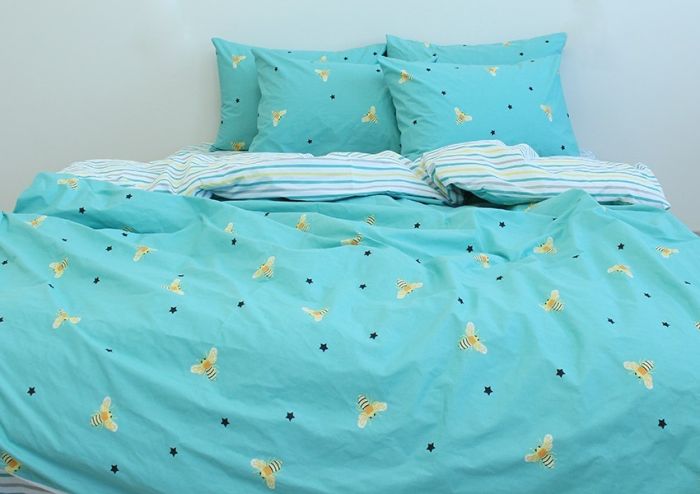 Комплект постільної білизни євро наволочки 50*70см Ранфорс R-V8161