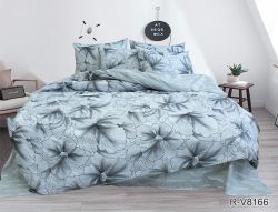 Комплект постільної білизни євро наволочки 50*70см Ранфорс R-V8166