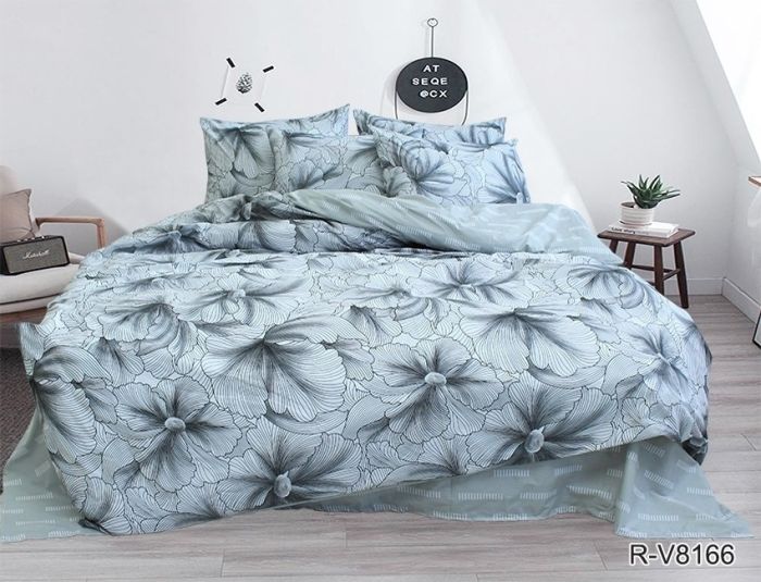 Комплект постільної білизни євро Ранфорс R-V8166