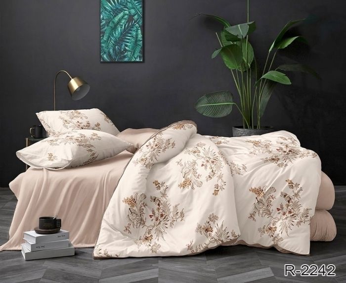 Комплект постільної білизни євро наволочки 50*70см Ранфорс R2242