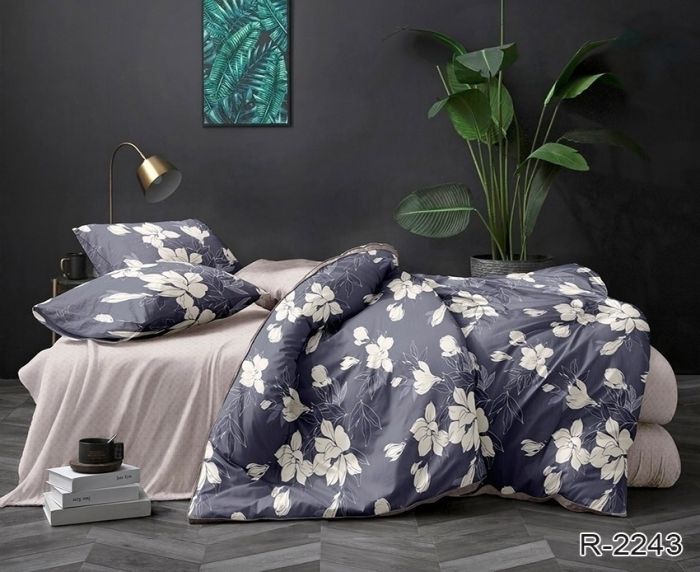 Комплект постільної білизни євро наволочки 50*70см Ранфорс R2243