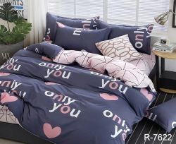 Комплект постільної білизни євро Ранфорс R7622