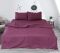 Комплект постільної білизни сімейний наволочки 50*70см Ранфорс R130Marsala