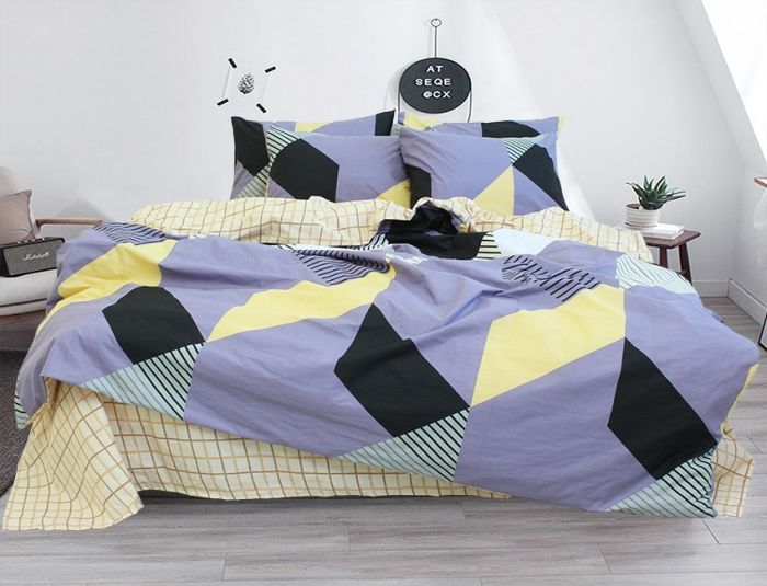 Комплект постільної білизни сімейний наволочки 50*70см Ранфорс R-V8164