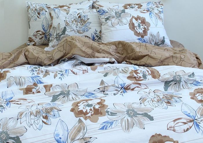 Комплект постільної білизни сімейний наволочки 50*70см Ранфорс R-V8165