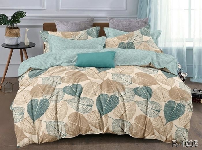 Комплект постільної білизни сімейний наволочки 50*70см Ранфорс R1005