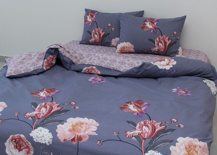 Комплект постільної білизни сімейний наволочки 50*70см Ранфорс R4535