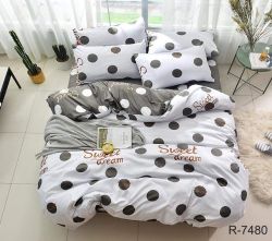 Комплект постільної білизни сімейний наволочки 50*70см Ранфорс R7480