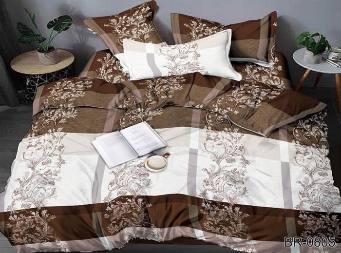 Комплект постільної білизни євро наволочки 50*70см Поликоттон BR-0805