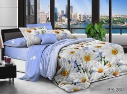 Комплект постільної білизни євро наволочки 50*70см Поликоттон BR280