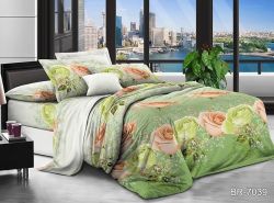 Комплект постільної білизни сімейний наволочки 50*70см Поликоттон BR-7039