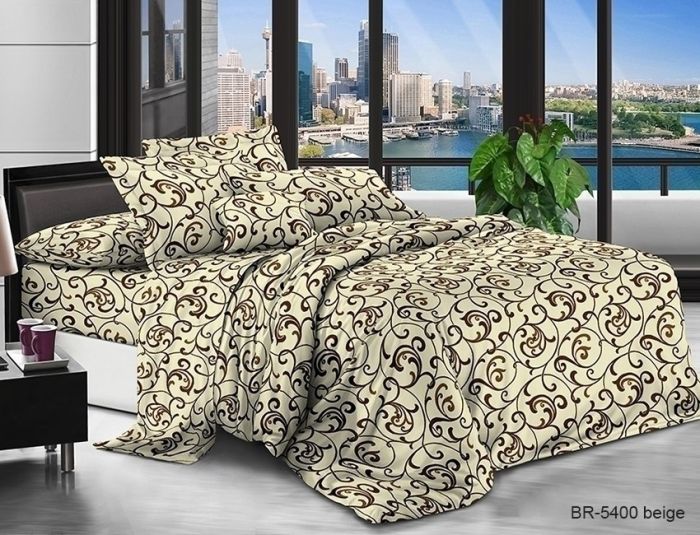 Комплект постільної білизни Поликоттон BR5400 beige