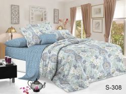 Комплект постільної білизни наволочки 50*70см Сатин S308