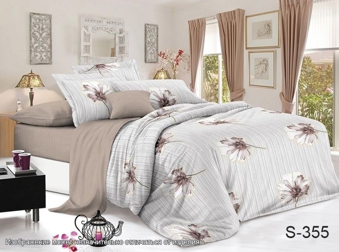 Комплект постільної білизни Сатин S355