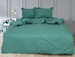 Комплект постільної білизни двоспальний Сатин Green