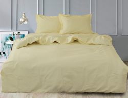 Комплект постільної білизни двоспальний Сатин Ivory