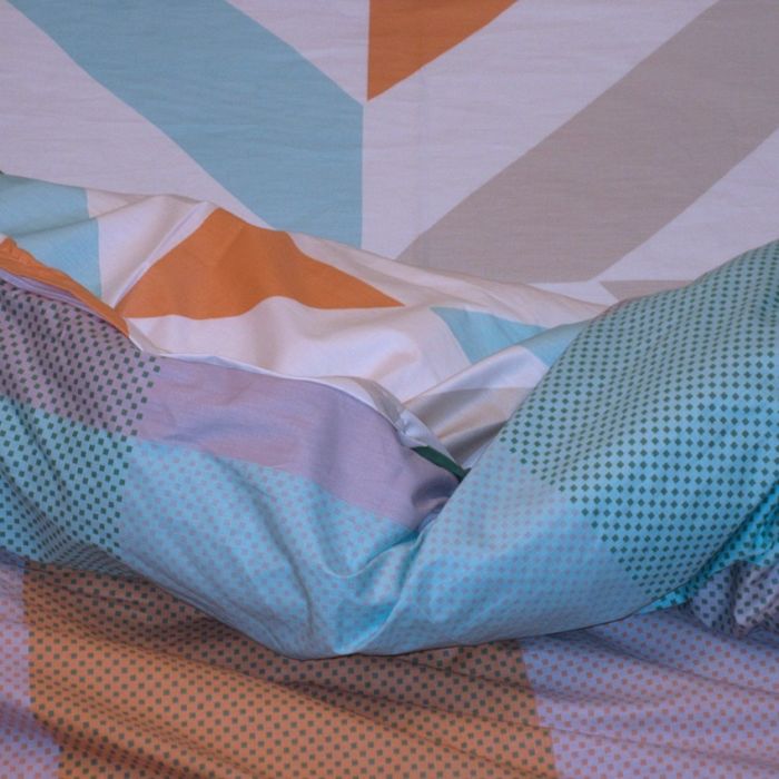 Комплект постільної білизни двоспальний Сатин S314