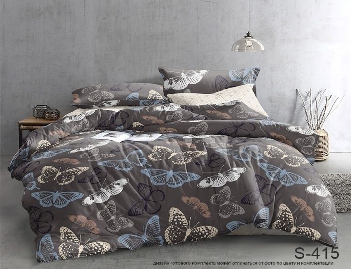 Комплект постільної білизни двоспальний наволочки 50*70см Сатин S415