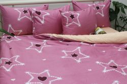 Комплект постільної білизни двоспальний Сатин S423