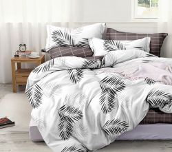 Комплект постільної білизни двоспальний Сатин S458