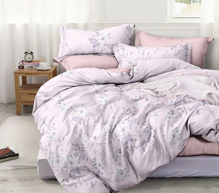 Комплект постільної білизни двоспальний Сатин S459