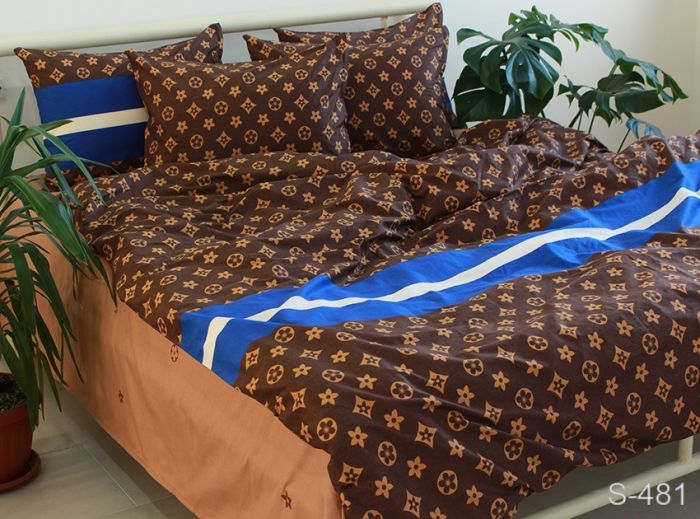 Комплект постільної білизни двоспальний Сатин S481