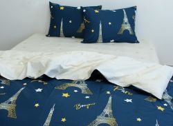 Комплект постільної білизни двоспальний наволочки 50*70см Сатин S488