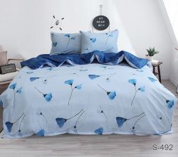 Комплект постільної білизни двоспальний Сатин S492