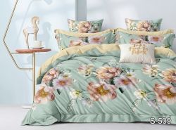 Комплект постільної білизни двоспальний наволочки 50*70см Сатин S509