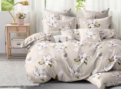 Комплект постільної білизни євро наволочки 50*70см Сатин S516