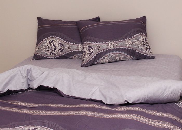 Комплект постільної білизни євро Сатин S289