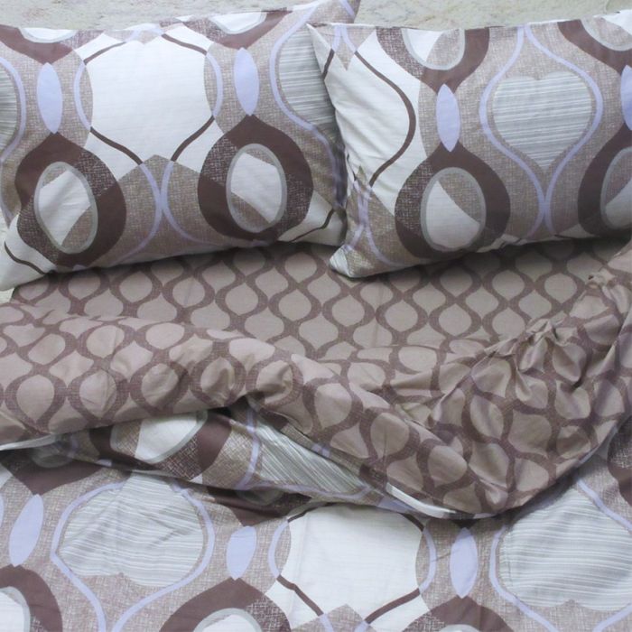 Комплект постільної білизни євро наволочки 50*70см Сатин S341