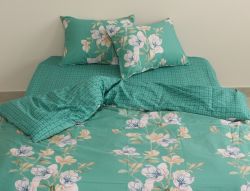 Комплект постільної білизни євро наволочки 50*70см Сатин S422