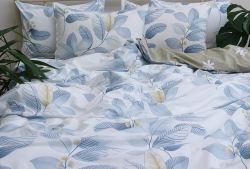 Комплект постільної білизни євро Сатин S453