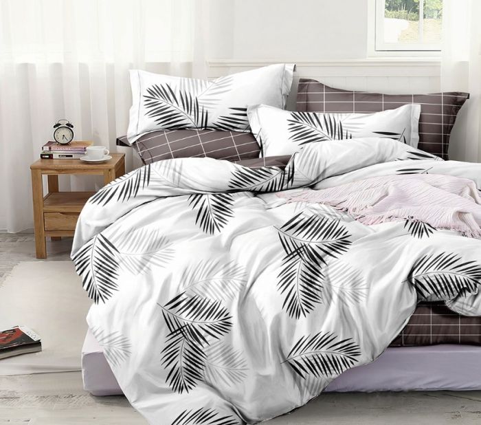 Комплект постільної білизни євро наволочки 50*70см Сатин S458