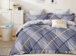 Комплект постільної білизни євро Сатин S511