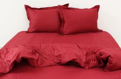 Комплект постільної білизни Сатин Bordo