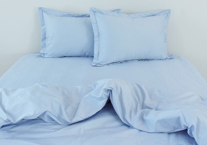 Комплект постільної білизни сімейний наволочки 50*70см Сатин Light Blue