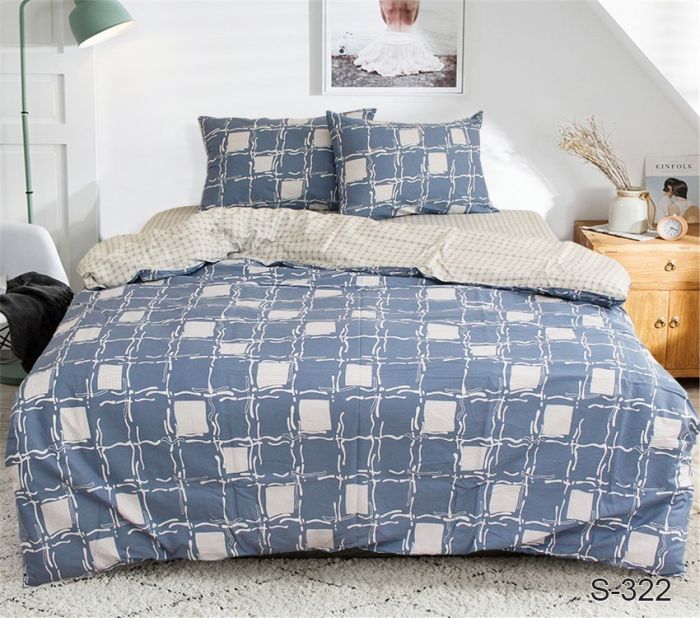 Комплект постільної білизни Сатин S322