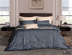 Комплект постільної білизни сімейний наволочки 50*70см Сатин S473