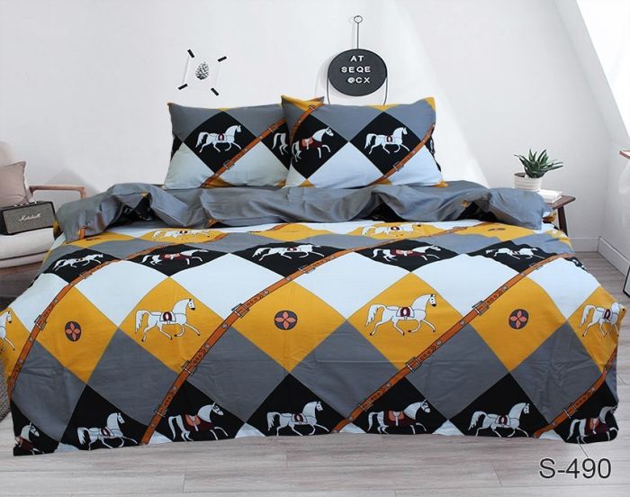 Комплект постільної білизни Сатин S490