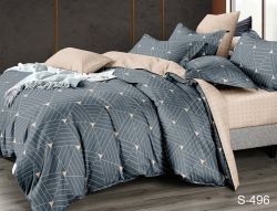 Комплект постільної білизни сімейний наволочки 50*70см Сатин S496
